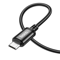 Кабель Hoco X89 USB-A to Micro USB 2.4A 2m Black (6942007646468)
