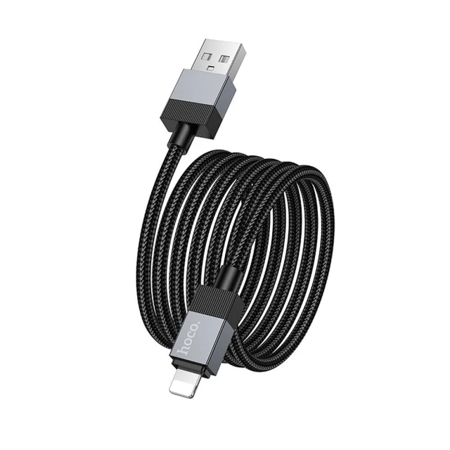 Кабель Hoco X110 USB-A to Lightning 2.4A 1м Black (6942007646765)