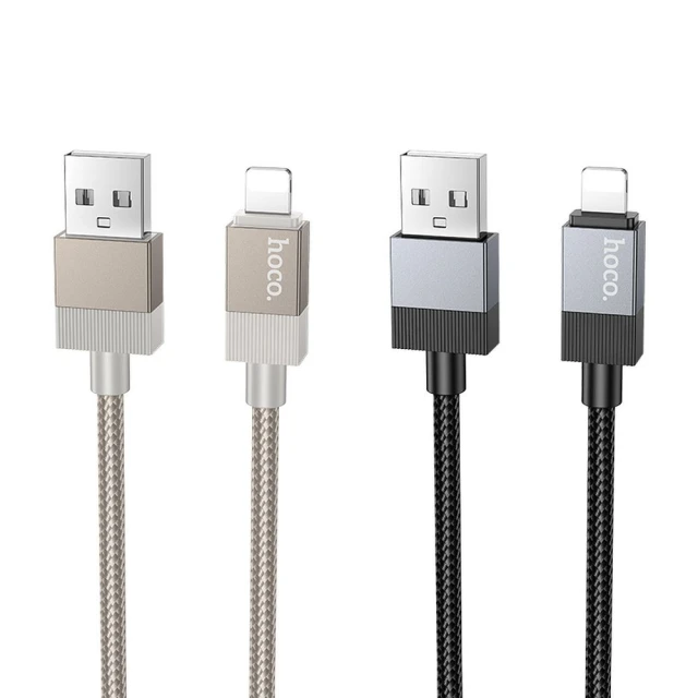Кабель Hoco X110 USB-A to Lightning 2.4A 1м Black (6942007646765)