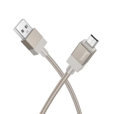 Кабель Hoco X110 USB-A to Micro USB 2.4A 1m Gold (6942007646796)