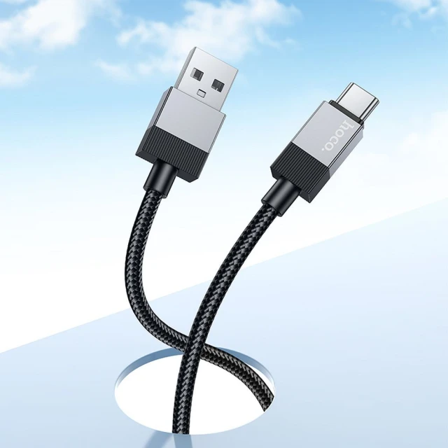 Кабель Hoco X110 USB A to USB C 3A 1m Black (6942007646802)
