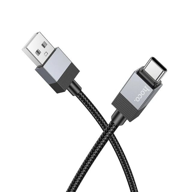 Кабель Hoco X110 USB A to USB C 3A 1m Black (6942007646802)
