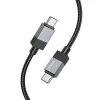 Кабель Hoco X110 USB C to USB C 3A 60W 1m Black (6942007646826)