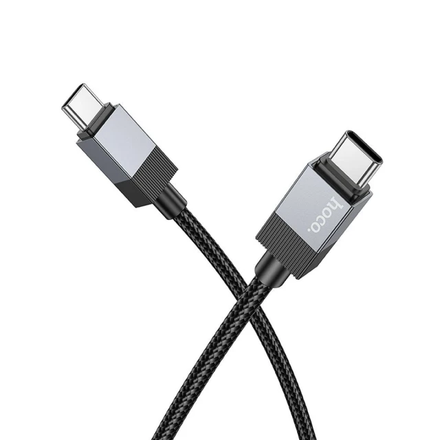 Кабель Hoco X110 USB C to USB C 3A 60W 1m Black (6942007646826)