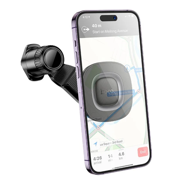 Автодержатель Hoco H74 магнитный на дефлектор Black (6942007646895)