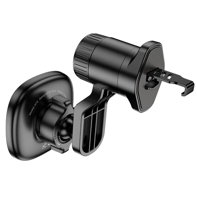 Автодержатель Hoco H74 магнитный на дефлектор Black (6942007646895)