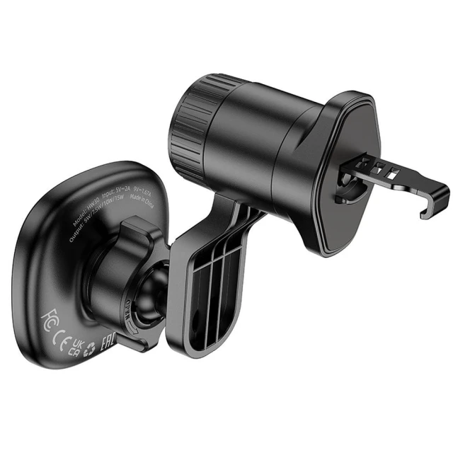 Автотримач Hoco HW30 15W Black (6942007646925)