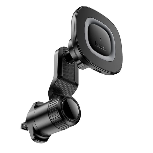 Автотримач Hoco HW30 15W Black (6942007646925)