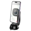 Автотримач Hoco HW31 бездротова зарядка 15W на торпеду Black (6942007646932)