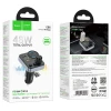 Трансмітер автомобільний Hoco E86 Bluetooth 2 x USB A + USB C QC3.0 PD 48W Black (6942007646956)