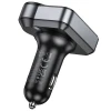 Трансмітер автомобільний Hoco E86 Bluetooth 2 x USB A + USB C QC3.0 PD 48W Black (6942007646956)