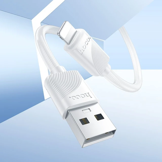 Кабель HOCO USB A to Lightning X114 2.4A 1 м White (6942007647069)