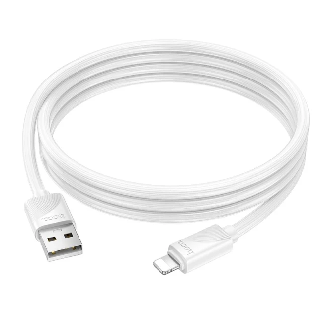 Кабель HOCO USB A to Lightning X114 2.4A 1 м White (6942007647069)