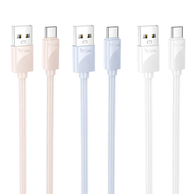 Кабель Hoco X114 USB-A to USB-C 3A 1м White (6942007647090)