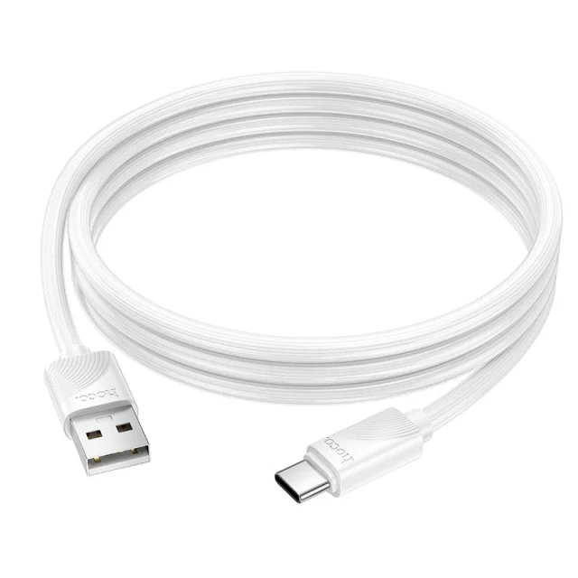 Кабель Hoco X114 USB-A to USB-C 3A 1м White (6942007647090)