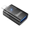 Адаптер OTG Lightning до USB A Hoco UA36 Clear (6942007647151)