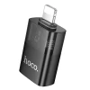 Адаптер OTG Lightning до USB A Hoco UA36 Clear (6942007647151)