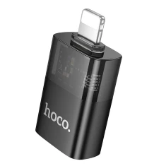 Адаптер OTG Lightning до USB A Hoco UA36 Clear (6942007647151)