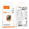 Адаптер OTG Lightning до USB A Hoco UA36 Clear (6942007647151)