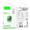 Адаптер Hoco UA36B OTG USB-C на USB-A Transparent Black (6942007647199)
