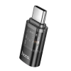 Адаптер USB C на Lightning Hoco UA36D Clear (6942007647236)
