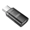 Адаптер USB C на Lightning Hoco UA36D Clear (6942007647236)