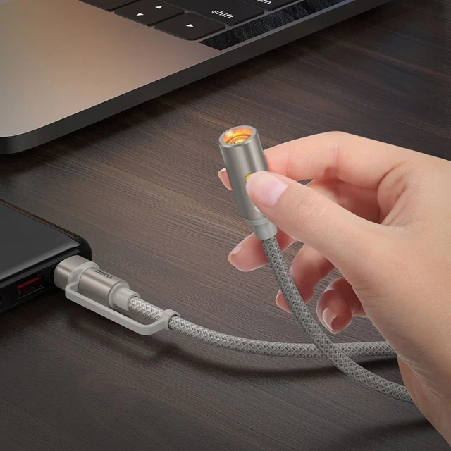 Кабель Hoco UA38B USB A / USB C - прикуриватель автомобильный 0,3 м Gold (6942007647748)