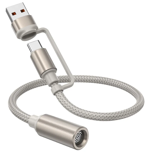 Кабель Hoco UA38B USB A / USB C - прикуриватель автомобильный 0,3 м Gold (6942007647748)