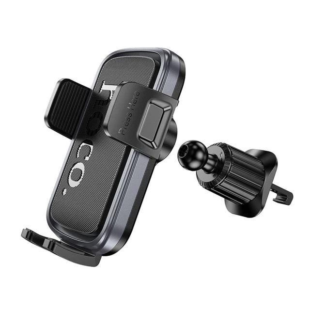 Автодержатель Hoco H78 универсальный на решётку Black (6942007647885)