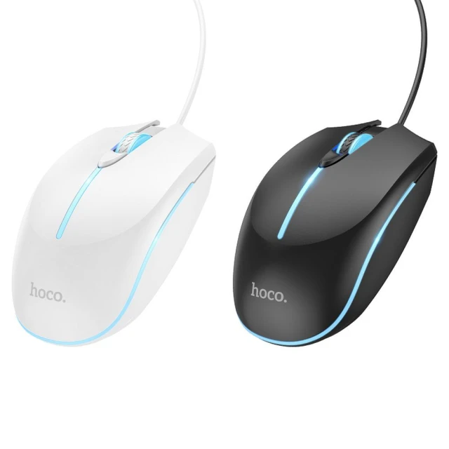 Миша ігрова дротова Hoco GM37 USB A 2400 dpi Black (6942007647953)