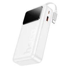 Портативное зарядное устройство Hoco Q41 20000 mAh QC PD 2A 22,5 Вт со встроенным кабелем USB C White (6942007648097)