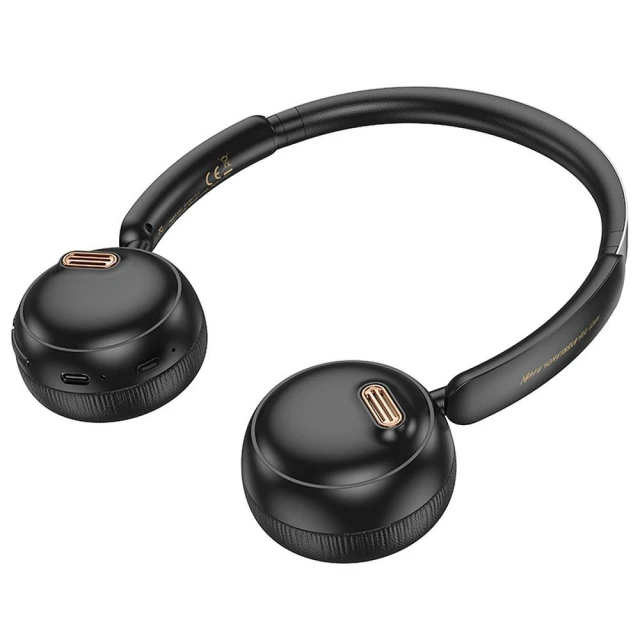 Навушники бездротові накладні Hoco W62 Black (6942007648127)