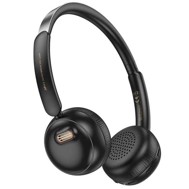 Навушники бездротові накладні Hoco W62 Black (6942007648127)