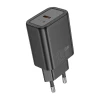 Мережевий зарядний пристрій Hoco N60 USB C QC PD 20W Black (6942007648615)