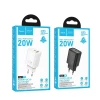Мережевий зарядний пристрій Hoco N61 USB A + USB C QC3.0 PD 20W White (6942007648684)