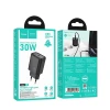 Мережевий зарядний пристрій Hoco N62 USB C QC PD 30W Black (6942007648738)