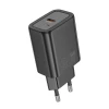 Мережевий зарядний пристрій Hoco N62 USB C QC PD 30W Black (6942007648738)
