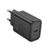 Мережевий зарядний пристрій Hoco N62 USB C QC PD 30W Black (6942007648738)