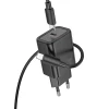 Сетевое зарядное устройство Hoco N62 USB C QC PD 30W + кабель USB C к Lightning Black (6942007648752)