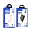 Мережевий зарядний пристрій Hoco N63 USB A + USB C QC3.0 PD 30W Black (6942007648790)