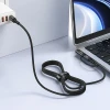Кабель Hoco U142 2в1 USB-C to USB-C/Mag3 240W 1.8м Black (6942007648943)