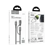Кабель Hoco U142 2в1 USB-C to USB-C/Mag3 240W 1.8м Black (6942007648943)