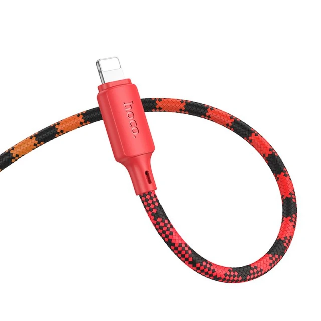 Кабель Hoco X116 USB-A to Lightning 2.4A 1m Gradient Red (6942007650786)