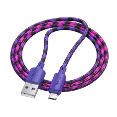 Кабель Hoco X116 USB-A to Micro USB 2.4A 1m Purple (6942007650816)