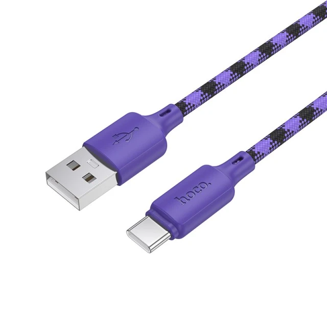 Кабель Hoco X116 USB A to USB C 1m Purple (6942007650830)