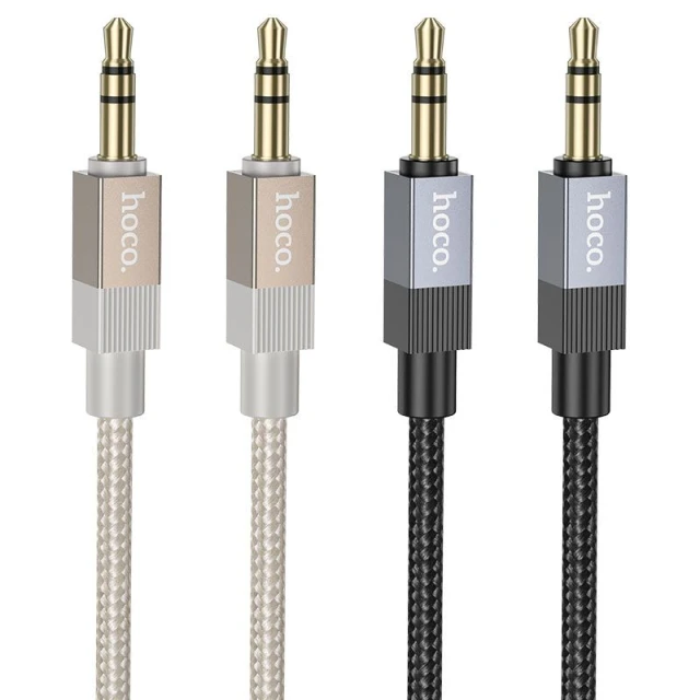 Кабель Hoco UPA32 AUX Jack 3.5mm to Jack 3.5mm 1 m Black (6942007650861)