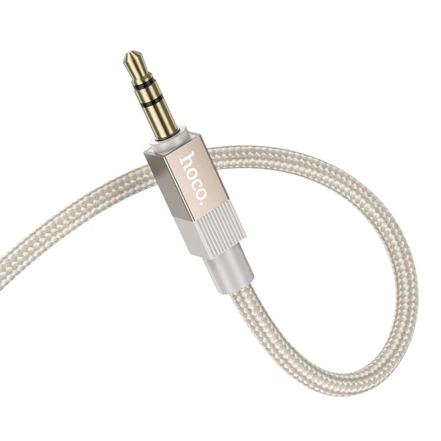 Кабель Hoco UPA32 AUX 3.5mm to 3.5mm 1m Gold (6942007650878)