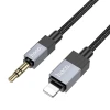 Кабель Hoco UPA32A AUX 3.5mm to Lightning 1m Black (6942007650885)