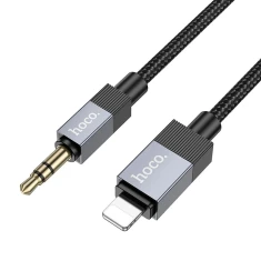 Кабель Hoco UPA32A AUX 3.5mm to Lightning 1m Black (6942007650885)