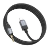 Кабель Hoco UPA32A AUX 3.5mm to Lightning 1m Black (6942007650885)